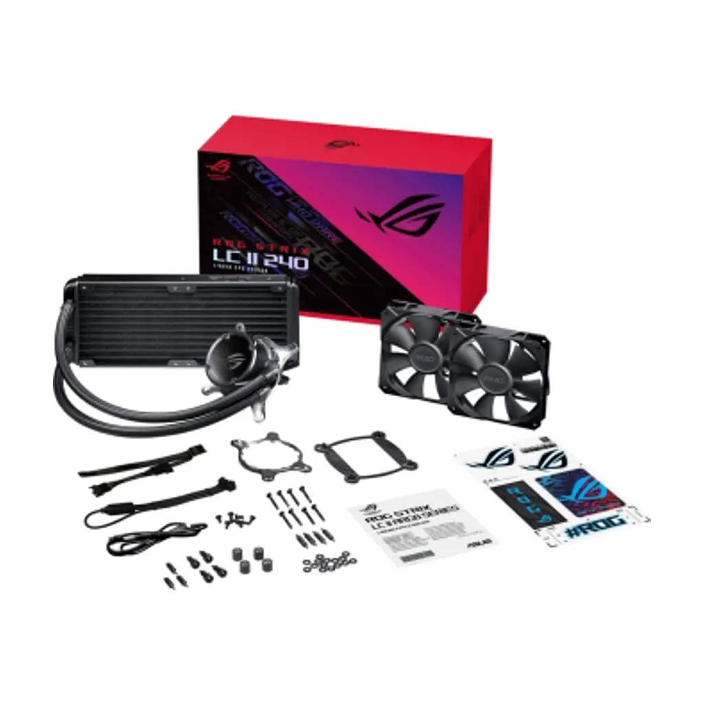 Система рідинного охолодження ASUS ROG STRIX LC II 240 Intel LGA 1700, 1200, 115x, 2011, 2011-3, 2066 AMD AM4, TR4 (90RC00E0-M0UAY0) - фото 2