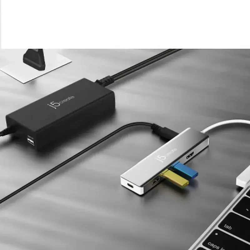 Блок живлення до ноутбуку J5create USB-C/PD/90W, USB-A/10W (JUP2290C-EN) - фото 5