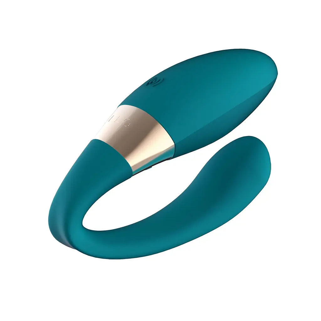 Вібратор для пар LELO Tiani Duo Ocean Blue, 2 мотори, пульт ДК - фото 2