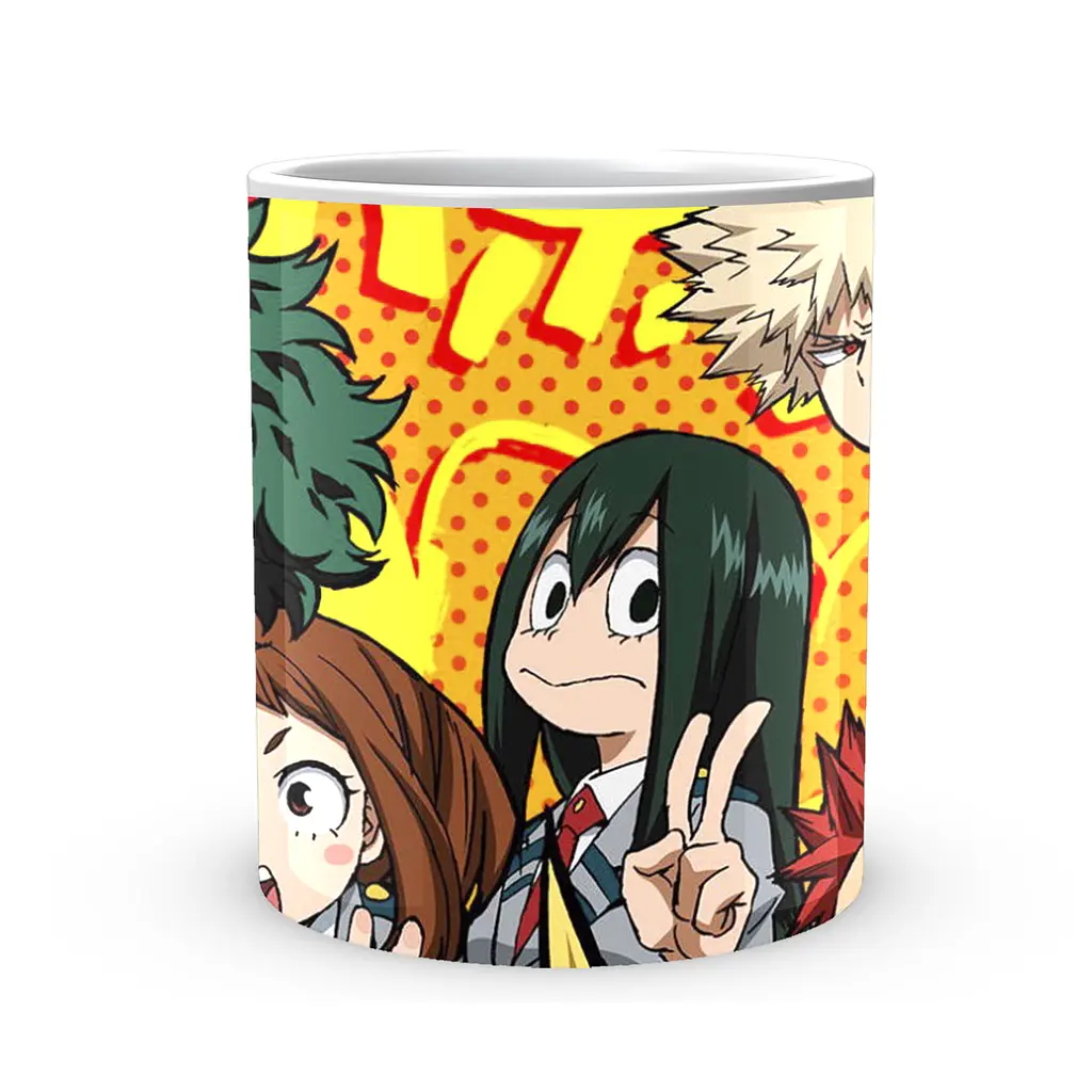 Кружка GeekLand Моя геройська академія My Hero Academia Деку, Урарака, Бакуго, Асуї та Кірішіма MHA 02.519 - фото 2