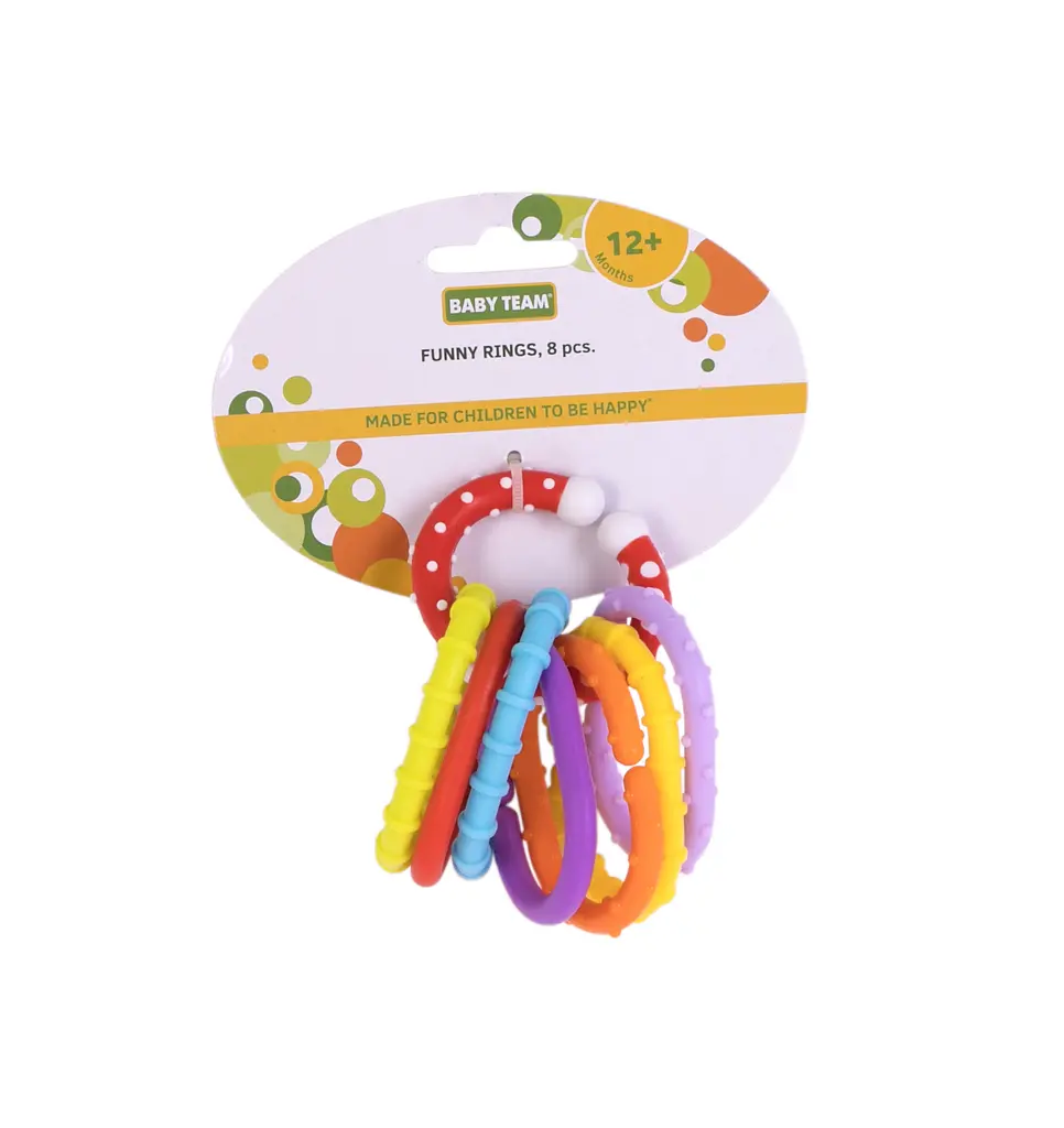 Игровой набор Baby Team Веселые колечки, 8 шт. (8860) - фото 4
