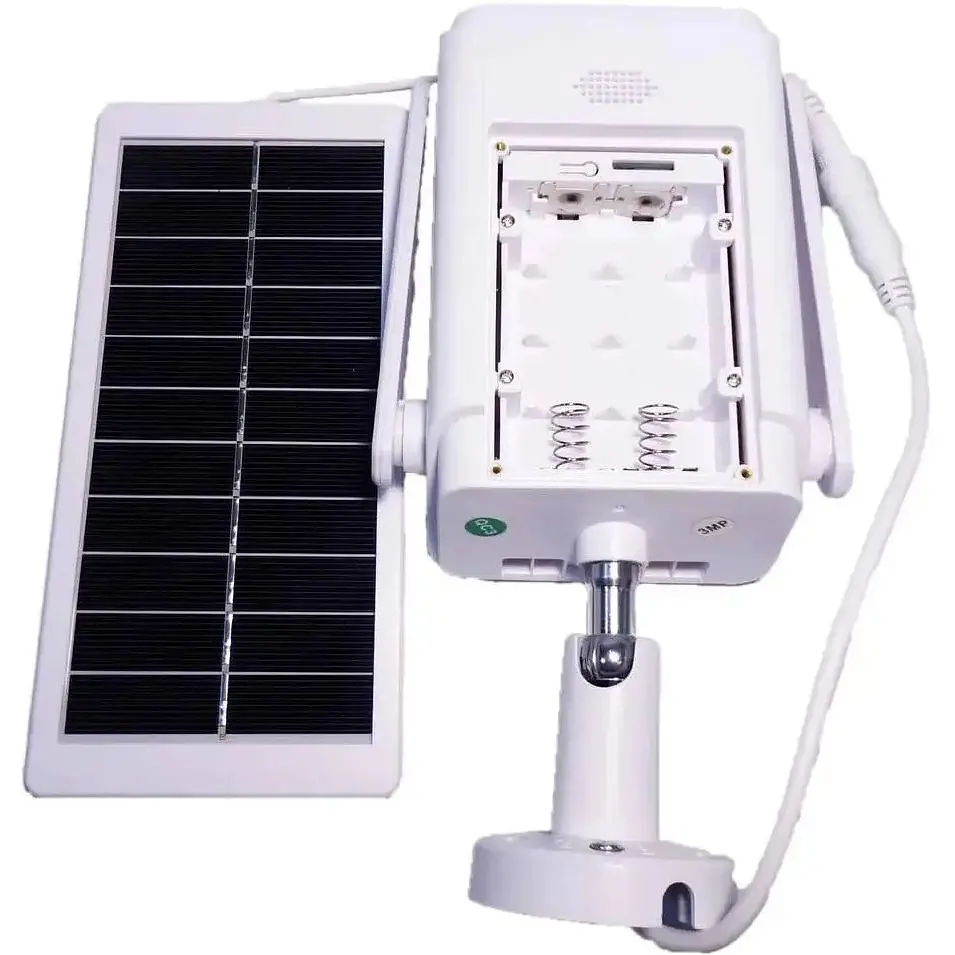 IP камера відеоспостереження RIAS X1 (iCSee APP) Wi-Fi 2MP вулична із сонячною панеллю White (3_02397) - фото 5