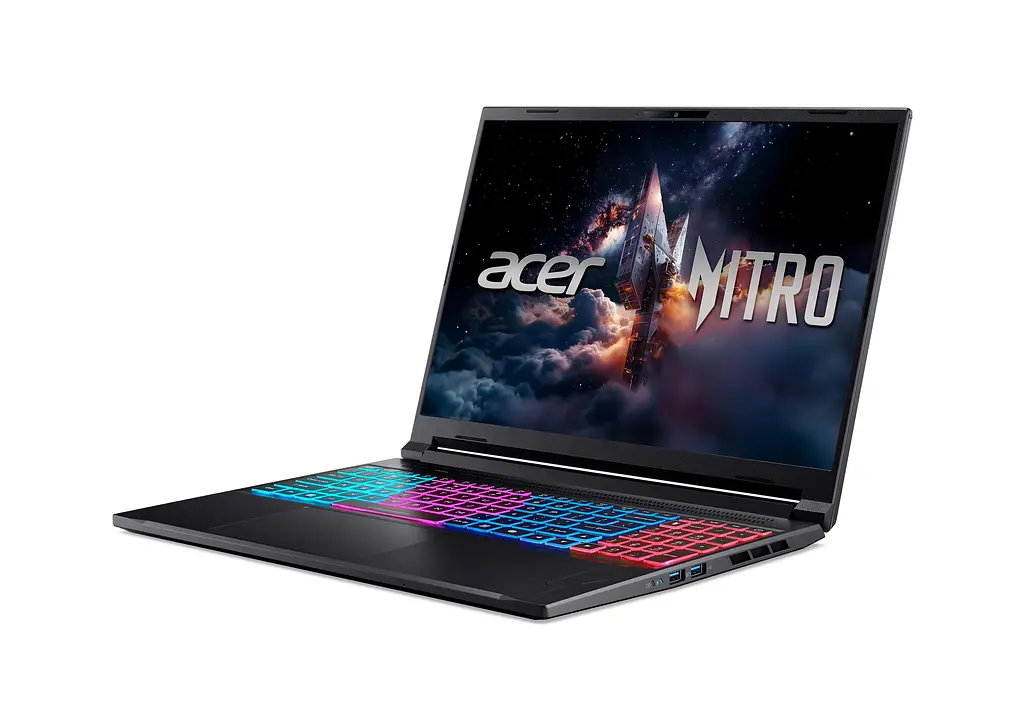 Ноутбук Acer Nitro V 16S ANV16S-71 16" WUXGA IPS Intel 5-210H 32GB F1TB NVD5060-8 Lin чорний - фото 5