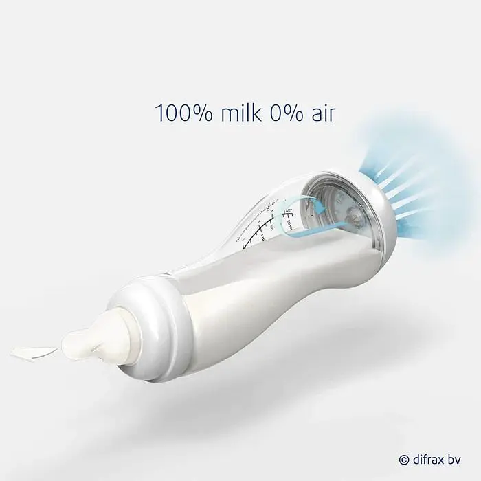 Антиколиковая бутылочка для кормления Difrax S-bottle Natural Popcorn с силиконовой соской 250 мл (706 Popcorn) - фото 2