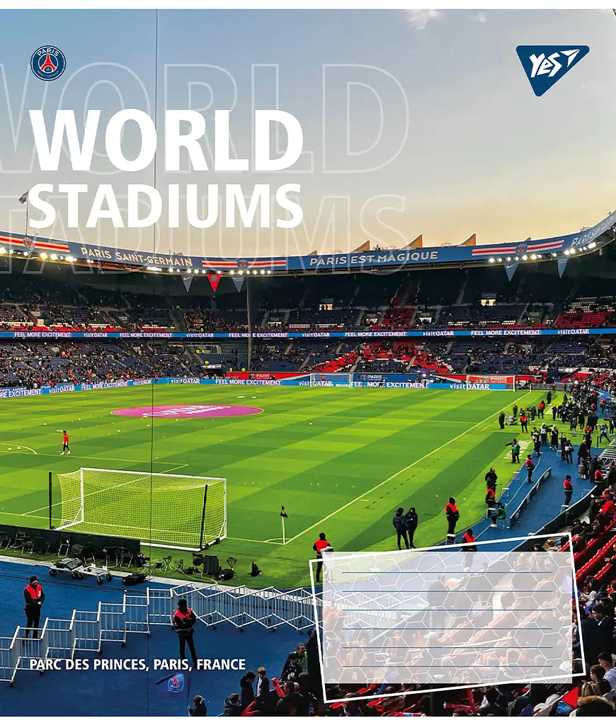 Набор тетрадей Yes World stadium А5 в клетку 36 листов 15 шт. (767073) - фото 4