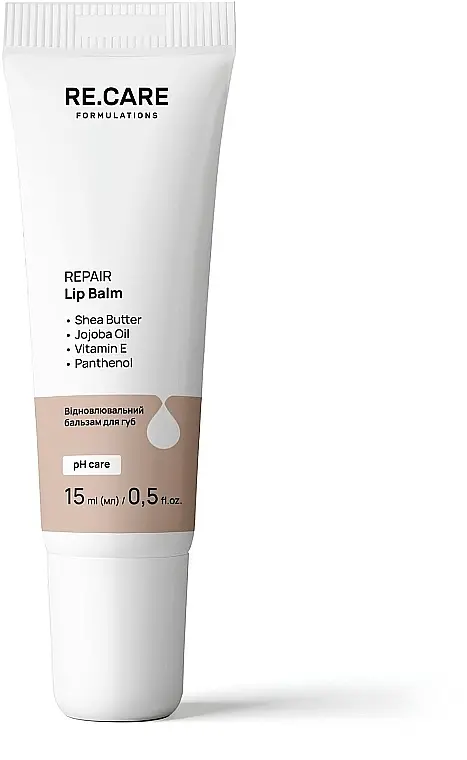 Відновлювальний бальзам для губ Re.Care Repair Lip Balm 15 мл - фото 2