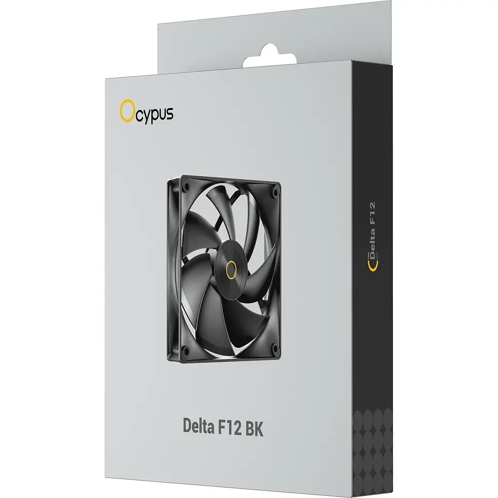 Корпусний вентилятор Ocypus Delta F12 Black (DELTA-F12-BK1NM00X-GL) [165780] - фото 6