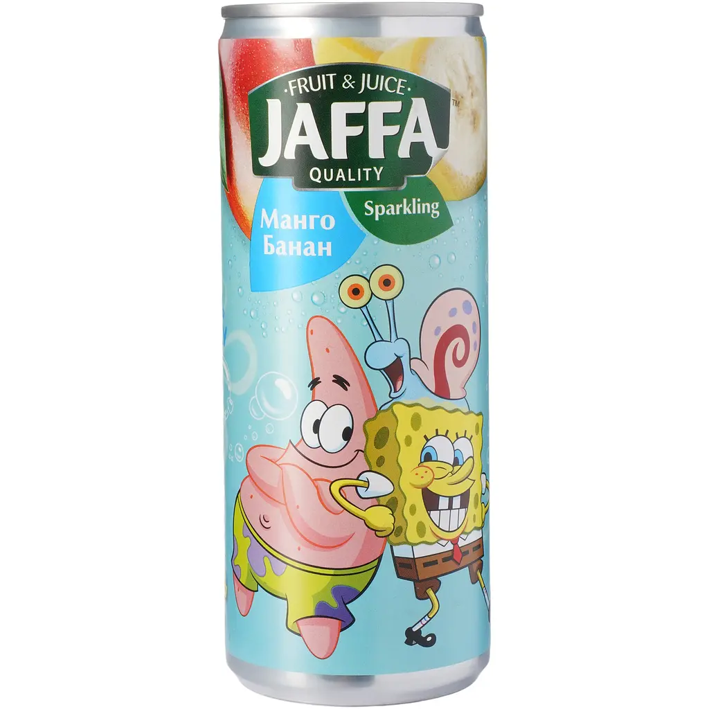 Напій газований Jaffa Sparkling Can манго, банан 0.25 л - фото 5