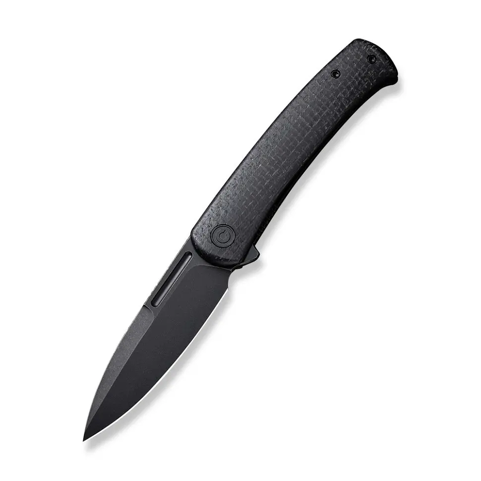 Нож складной Civivi Caetus C21025C-2 черный - Micarta - черное лезвие - фото 2