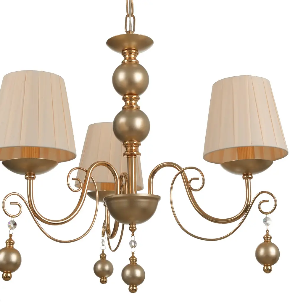 Люстра подвесная Brille с абажуром E14 40W G (BKL-718S/3) - фото 4