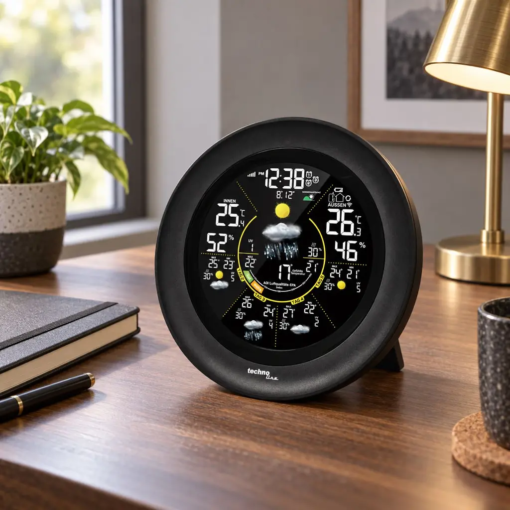 Метеостанція Technoline Tuya Smart/SmartLife WD3040 Black (WD3040) - фото 2