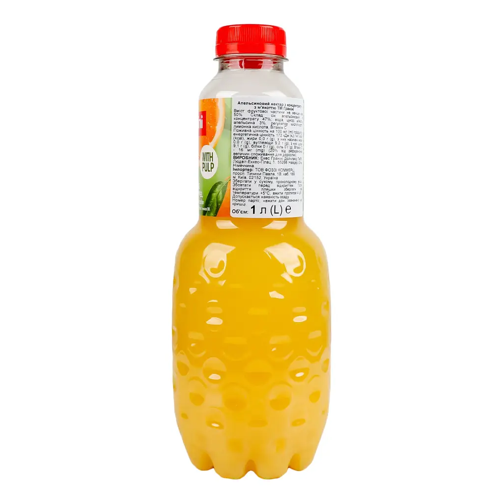 Нектар Granini апельсин з м'якоттю 1 л - фото 3