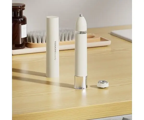 TOUCHBeauty TB-2456, Багатофункціональний електричний тример для обличчя та зони брів Тач Б'юті, білий - фото 6