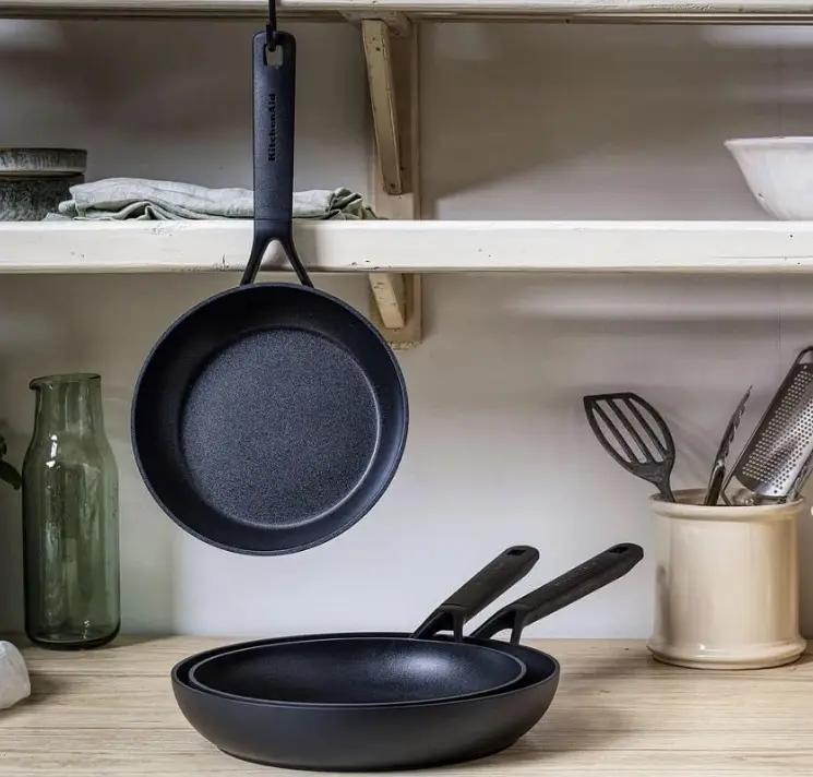 Сковорода універсальна KitchenAid СFA 30 см чорна СС005682-001 - фото 2