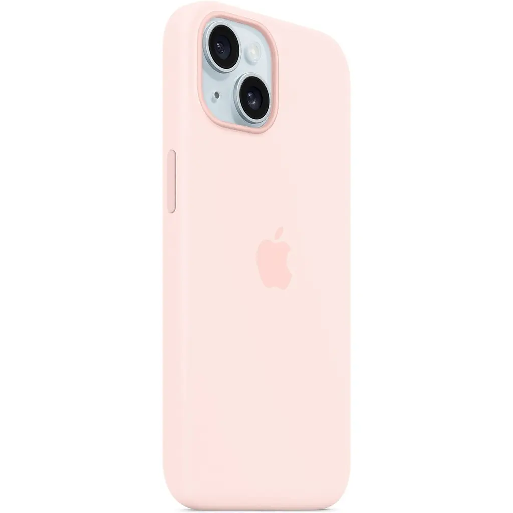 Чохол Silicone Case with MagSafe для Apple iPhone 15 Storm Light Pink ААА [95905] - фото 3