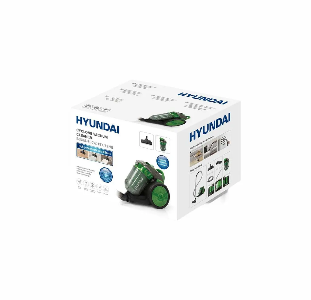 Пилосос Hyundai BSCM-700w.137.72 без мішка hepa H13 - фото 2