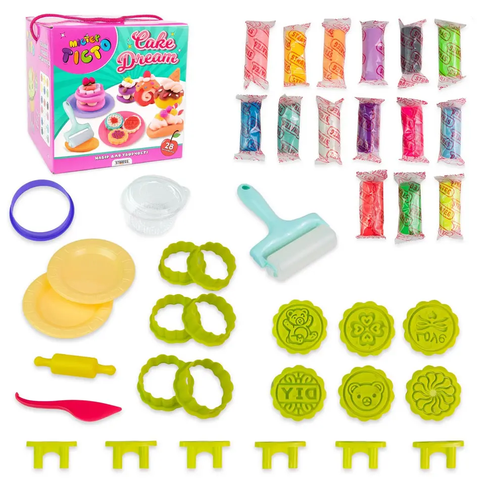Креативное творчество "Мистер тесто Cake Dream" Strateg 41014ST 25 предметов - фото 2