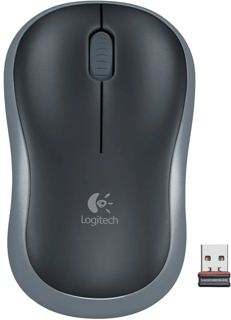 Миша бездротова Logitech M185 (910-002238) Grey USB - фото 4