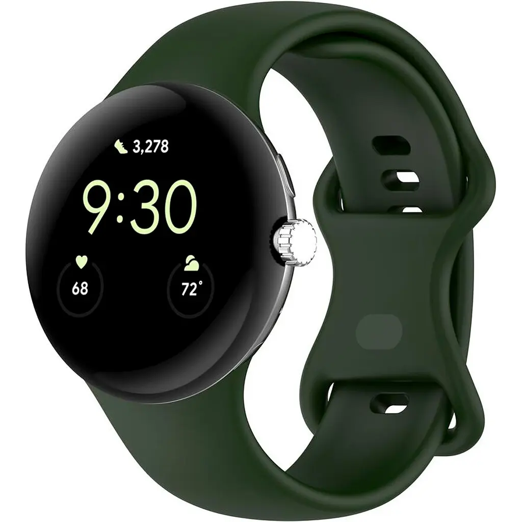 Ремешок ArmorStandart Silicon Band для Google Pixel Watch/Watch 2/Watch 3/Watch 4 Field Green (ARM75414) [105454] - фото 3