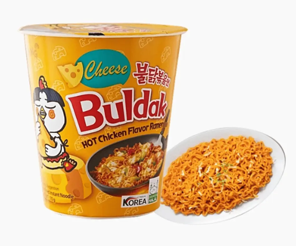 Локшина швидкого приготування Samyang Buldak Hot Chicken Flavour Ramen Cheese 70г - фото 5