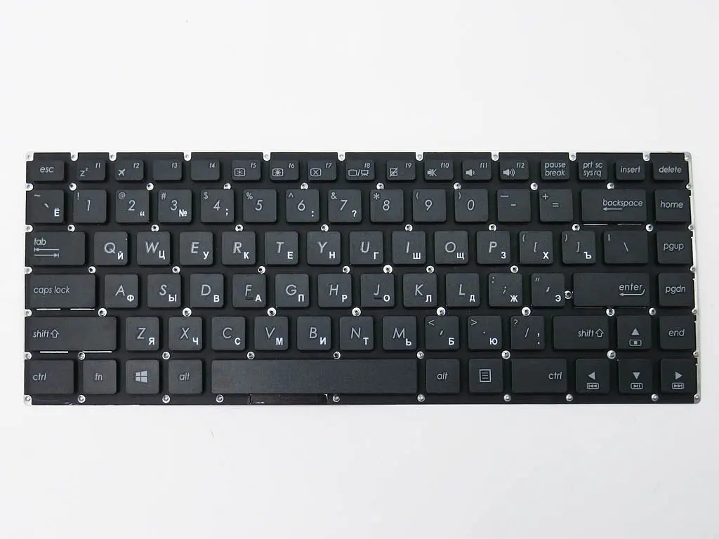 Клавіатура для ASUS VivoBook E403, E403N, E403NA, E403S, E403SA (RU Black без рамки). Оригінал. - фото 3
