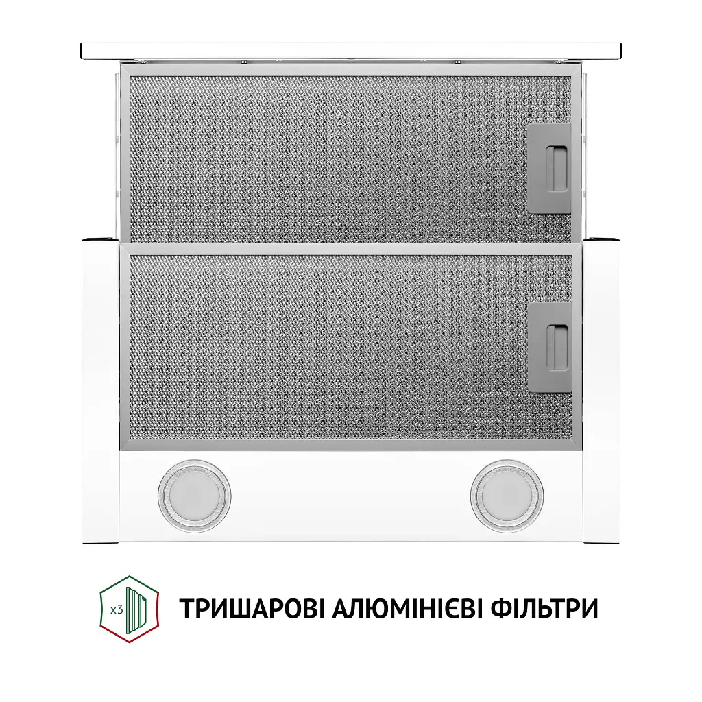 Вытяжка телескопическая PERFELLI TL 5212 WH 700 LED - фото 7
