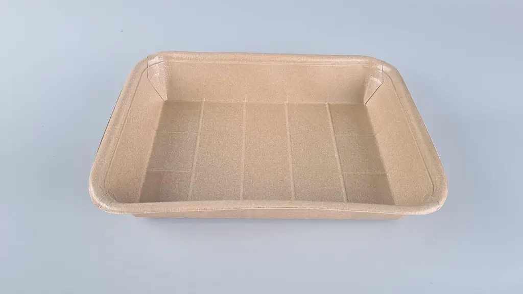 Лоток з харчового картону, 1550 мл, 270x200x50 мм, KRAFT, 25 штук, для готових страв, снеків, випічки та доставки - фото 2