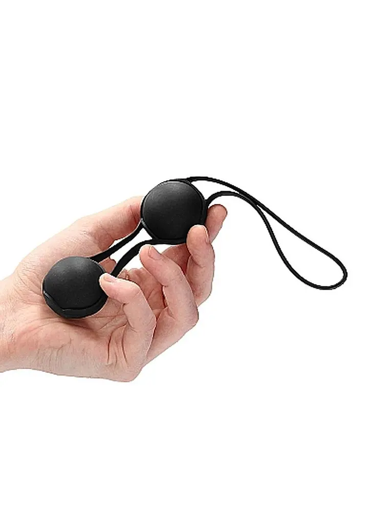 Вагінальні кульки Natural Pleasure Geisha Balls Biodegradable, 21 см (чорний) - фото 4