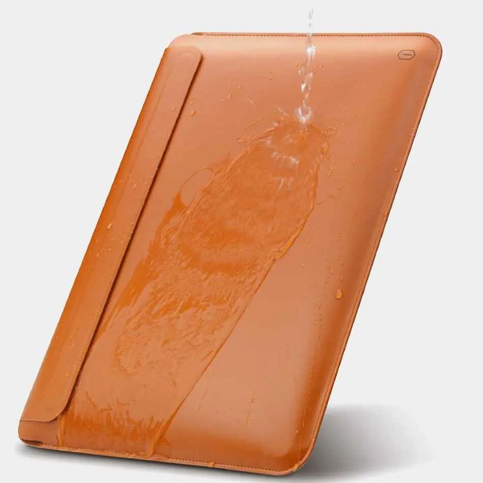 Чохол-кишеня WiWU Skin Pro II Leather Sleeve для MacBook Air 15` (2023-2025) Brown [159612] - фото 10
