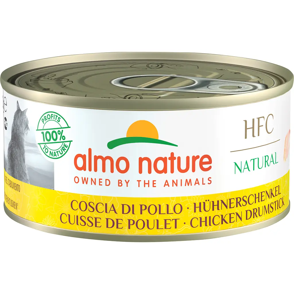 Влажный корм для кошек Almo Nature HFC Cat Natural с куриной голенью 150 г (5121H) - фото 1
