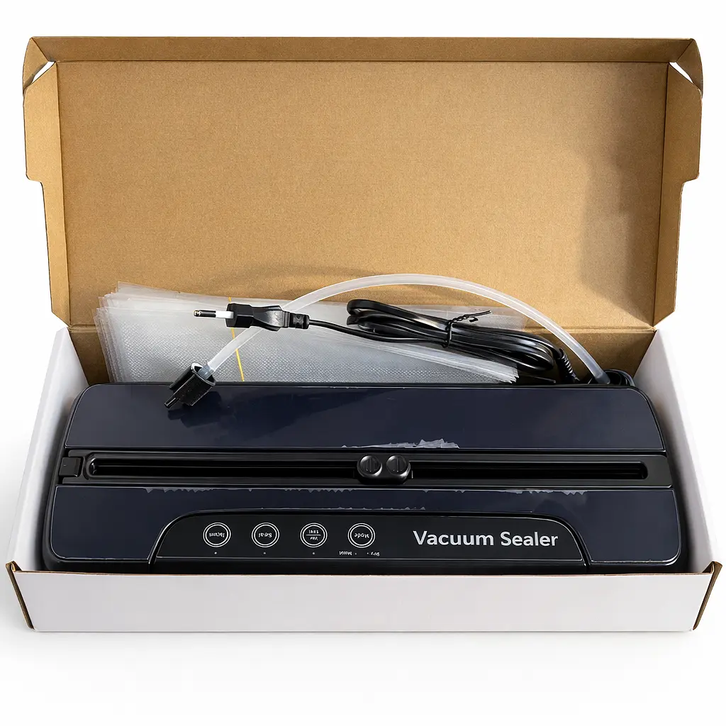 Побутовий вакуумний пакувальник для харчових продуктів Vacuum Sealer LY-1122 110 Вт 60 кПа вакуумний пакувальник автоматичний - фото 3