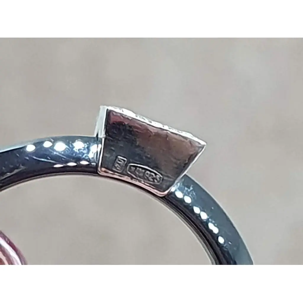 Срібне кільце Aurora з керамікою і фіанітами. С1007Ч 18,5 - фото 5