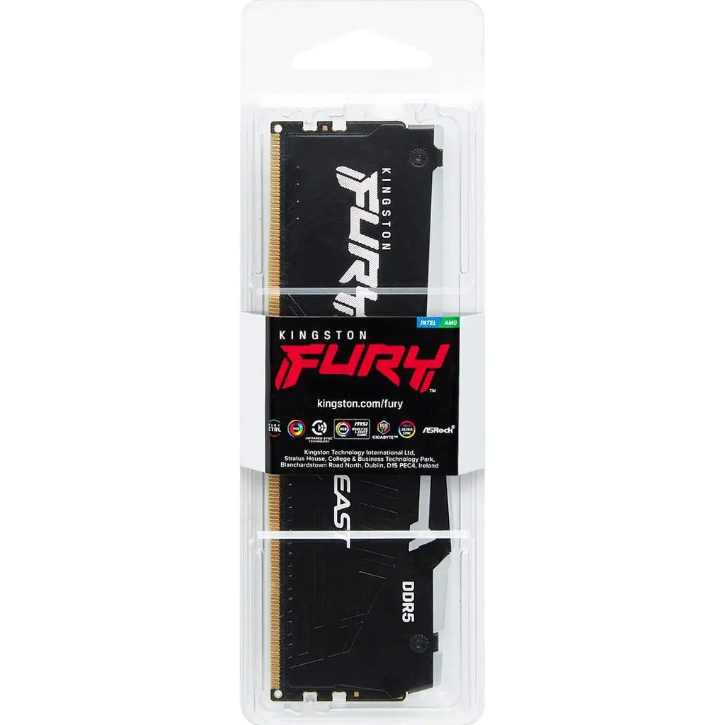 Модуль пам'яті DDR5 Kingston FURY Beast RGB 16GB 5200MHz (KF552C40BBA-16) [173666] - фото 3