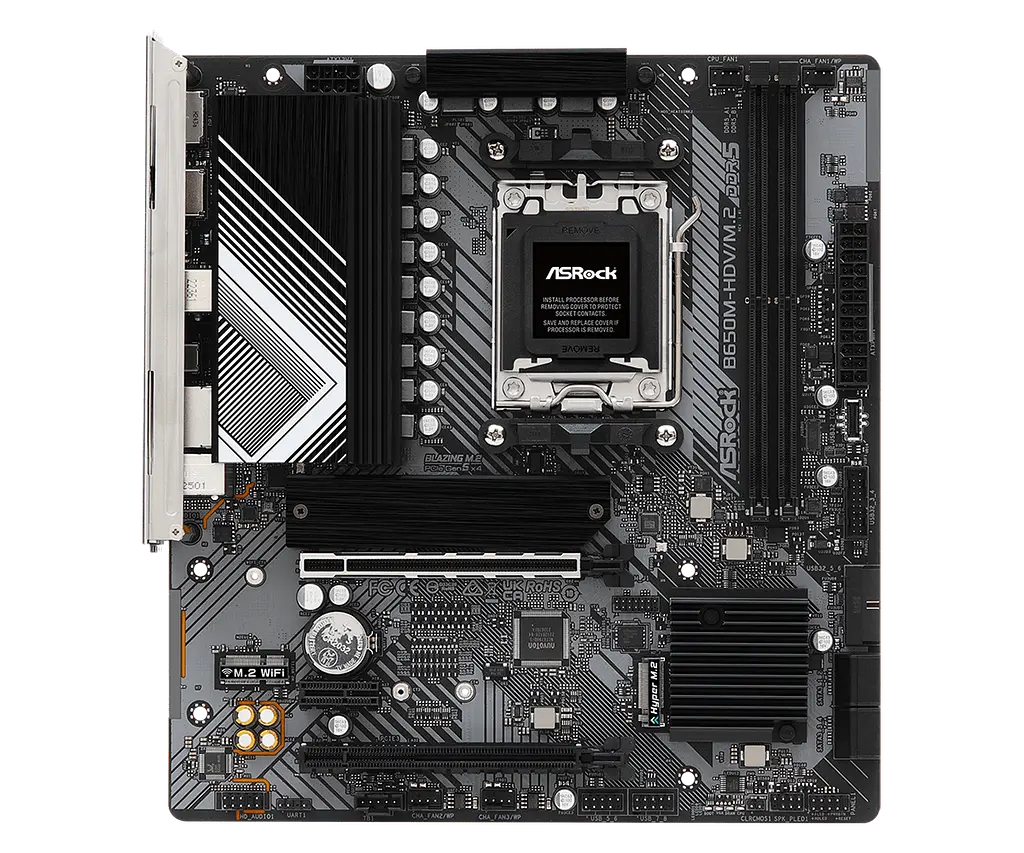 Материнська плата ASRock B650M-HDV/M.2 Socket AM5 (B650M-HDV/M.2) - фото 5