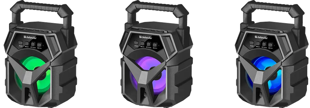 Портативна акустика Defender G98 5W Black (65098) (7055823) - фото 2