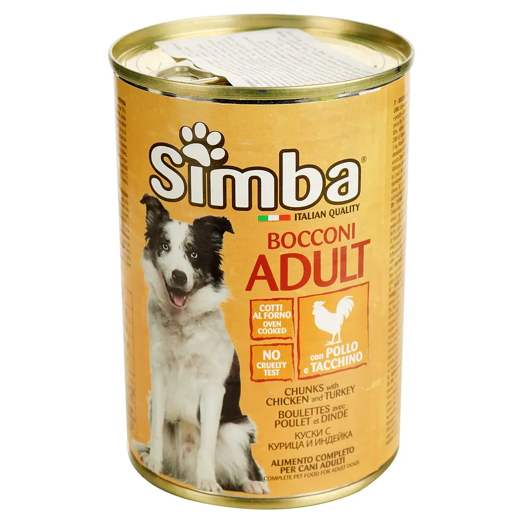 Вологий корм для собак Simba Dog Wet, курка з індичкою, 415 г (70009027) - фото 2