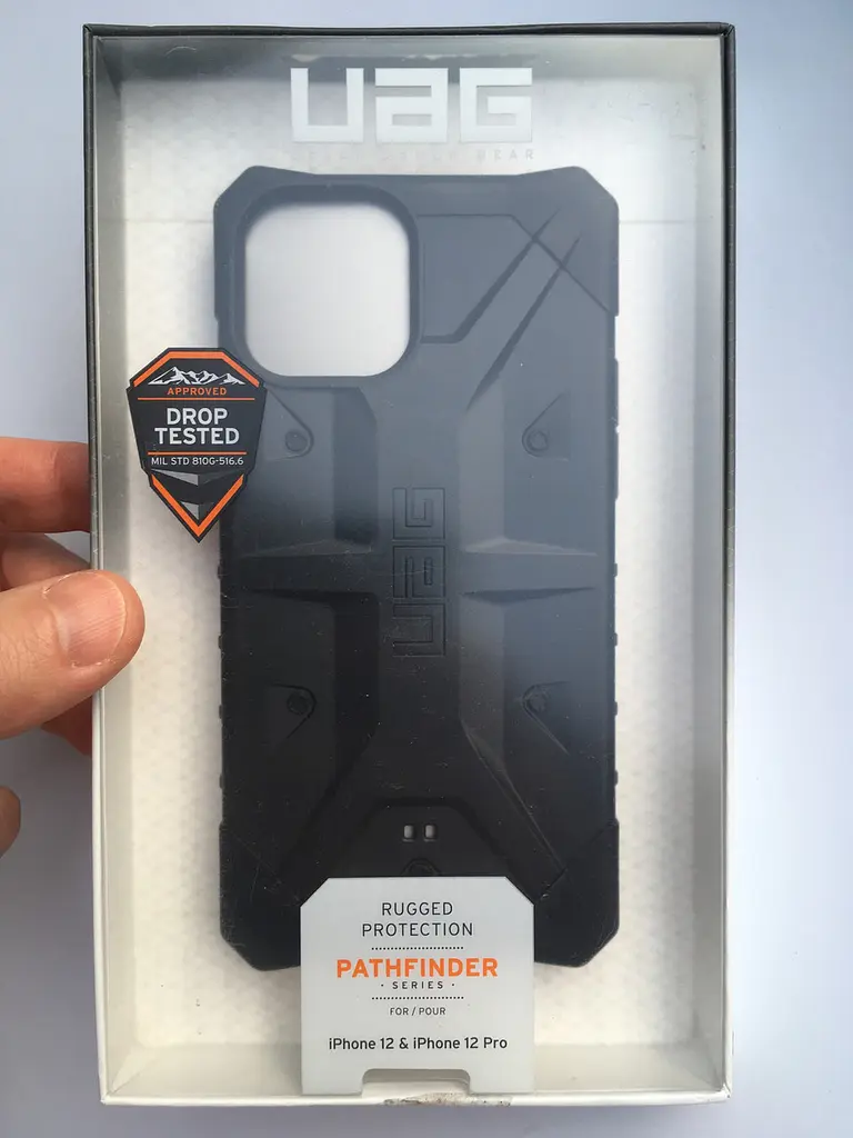 Оригінальний протиударний чохол UAG Pathfinder для iPhone 12 Pro Black 112357114040 - фото 3