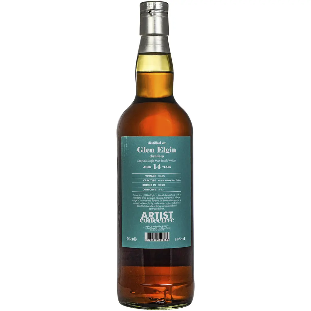 Виски Artist Collective Glen Elgin 14 yo 2008 Single Malt Scotch Whisky 48% 0.7 л в подарочной упаковке - фото 2
