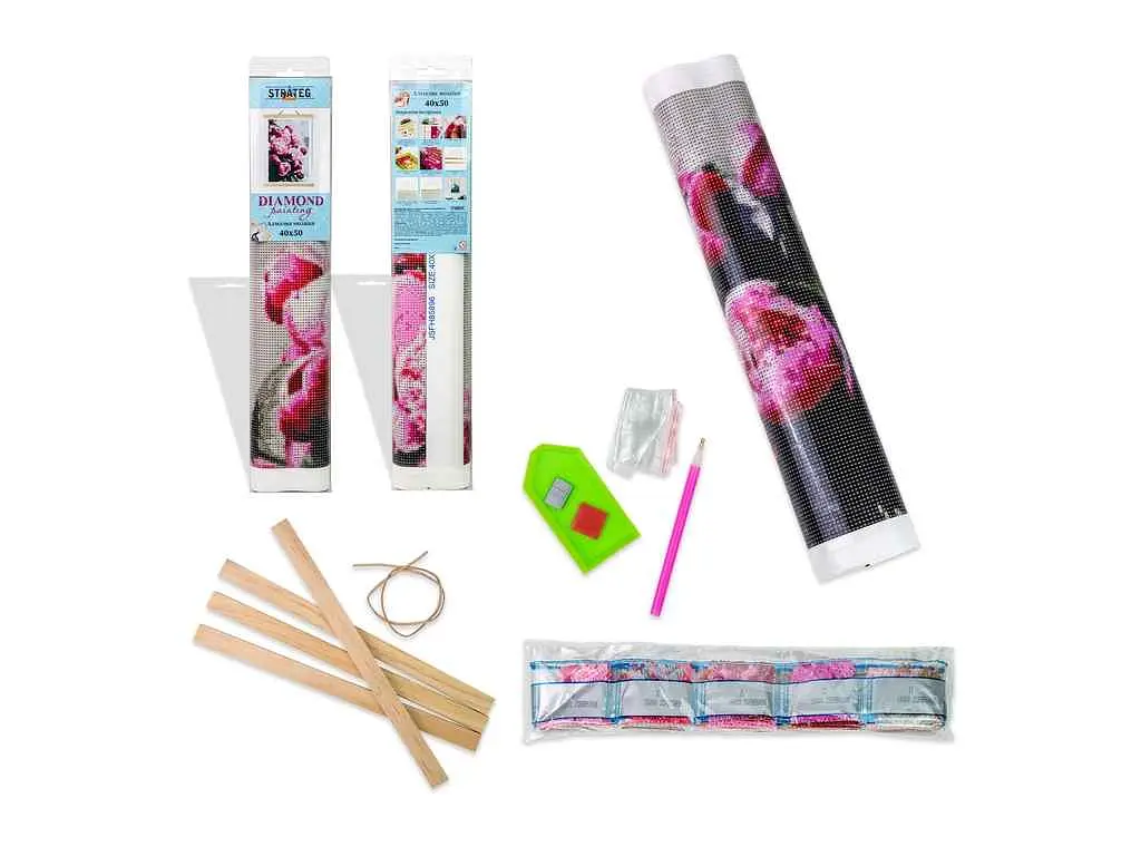 Алмазна картина STRATEG "Ісус із терновою короною" JSFH85895 - фото 2