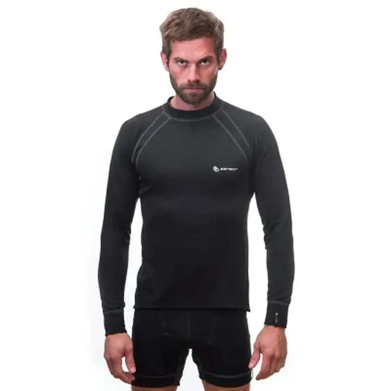 Термокофта Sensor Double Face LS black 24000003 XXL (SM11DF-black-XXL) - фото 4