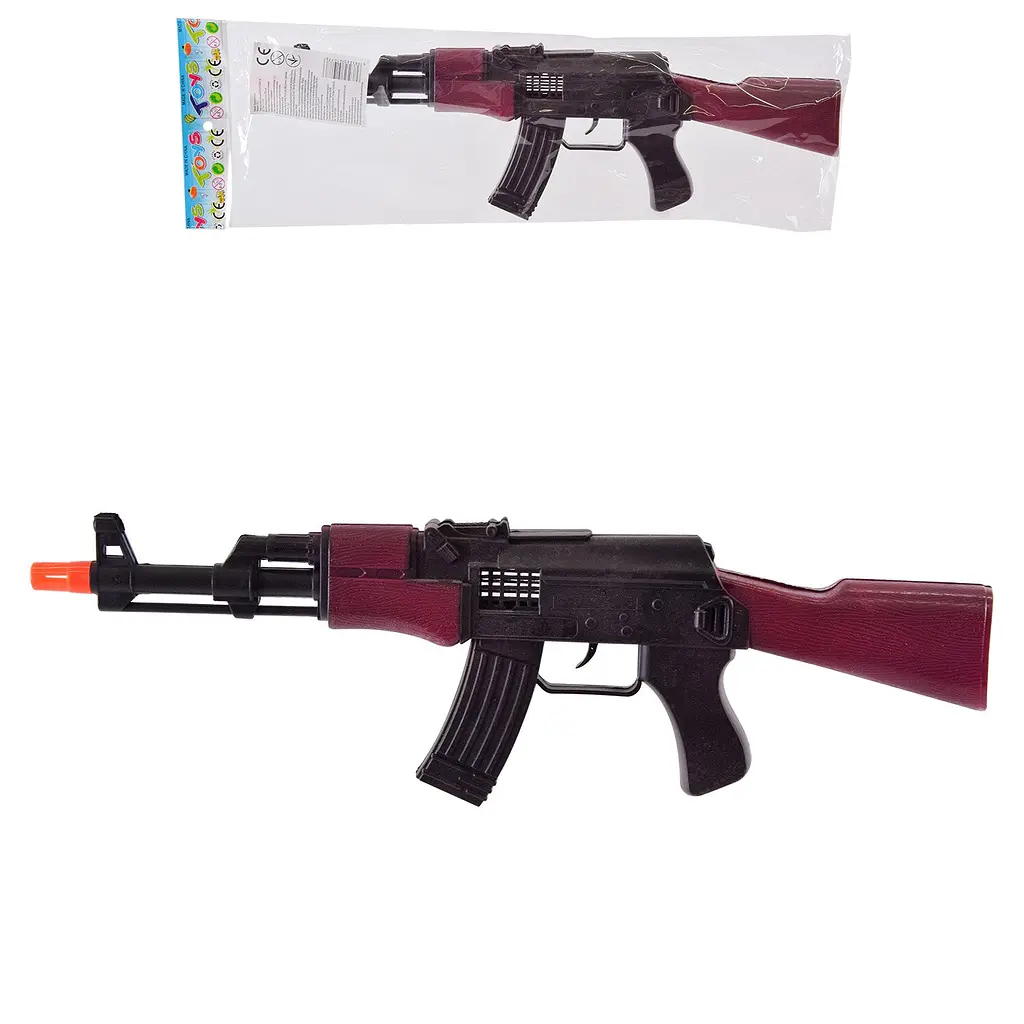 Іграшка Автомат-тріскачка AK858 Різнокольоровий shop (6983225410776)