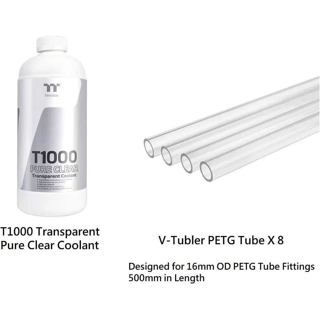 Набор для сборки cистеми жидкостного охлаждения Thermaltake Pacific CL360 Max D5 Hard Tube Water Cooling Kit (CL-W259-CU00SW-A) - фото 4