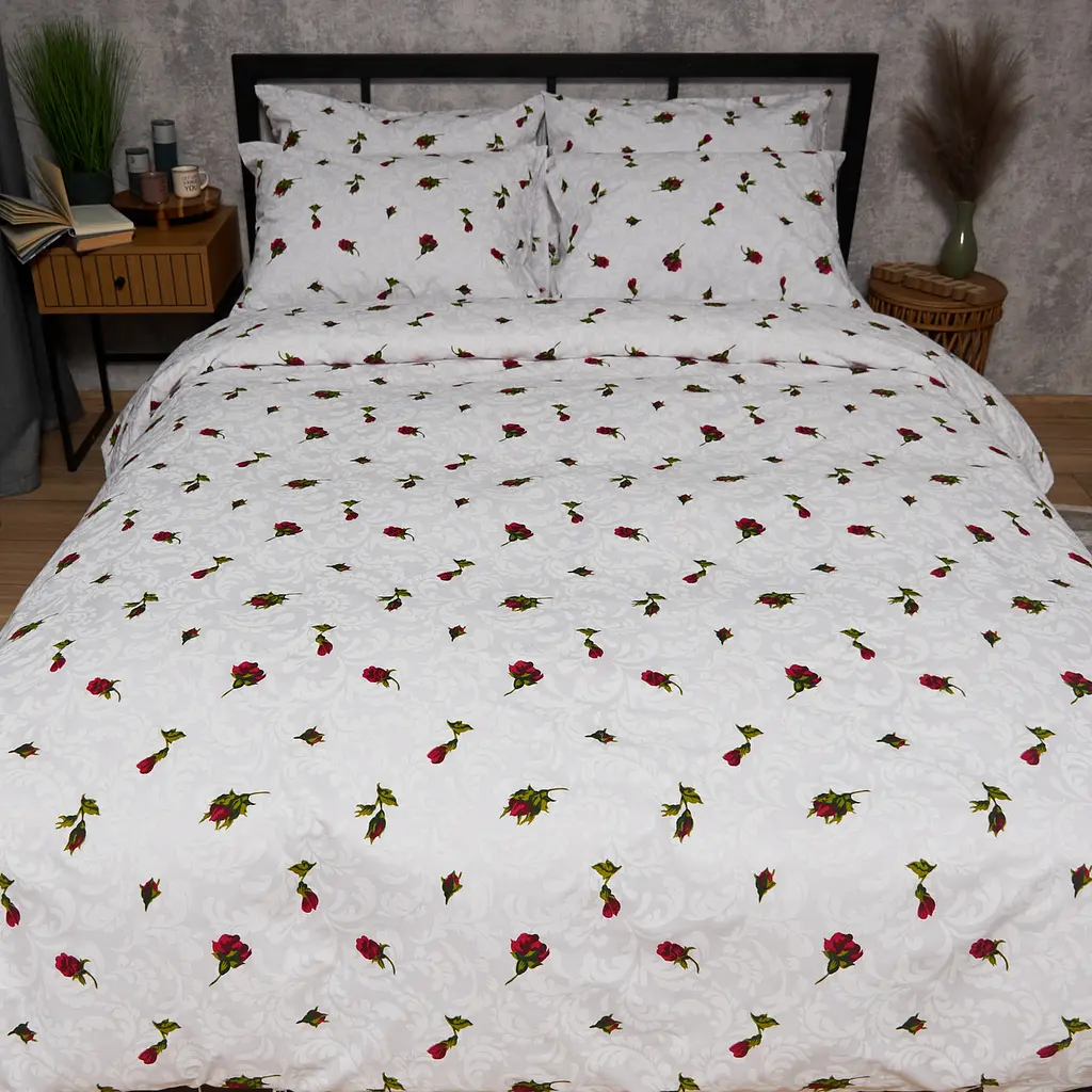 Підковдра Moon&Star Бязь Gold Люкс Romantic Rose Двоспальна 175x210 см - фото 2