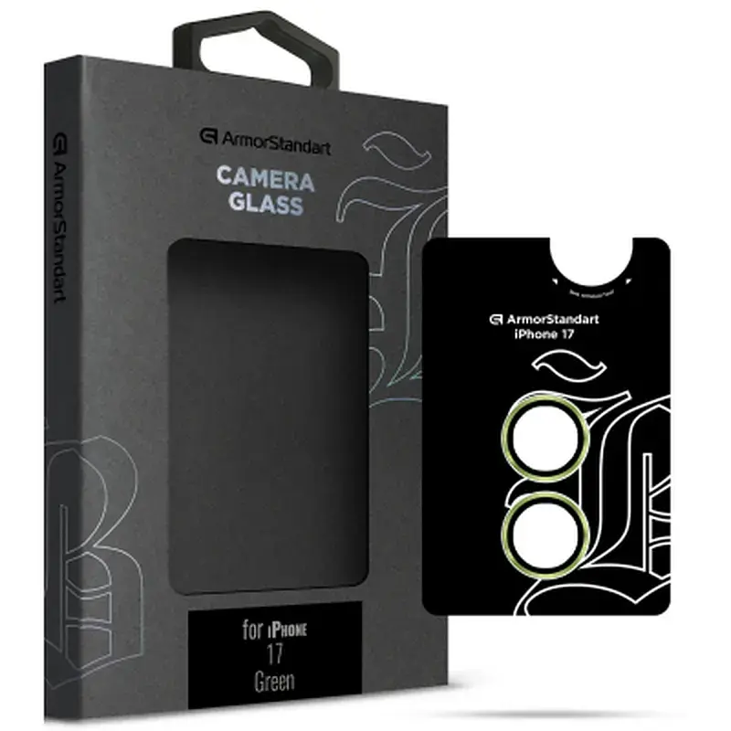 Скло захисне Armorstandart for Camera Supreme BI Apple iPhone 17 Green (ARM86444)