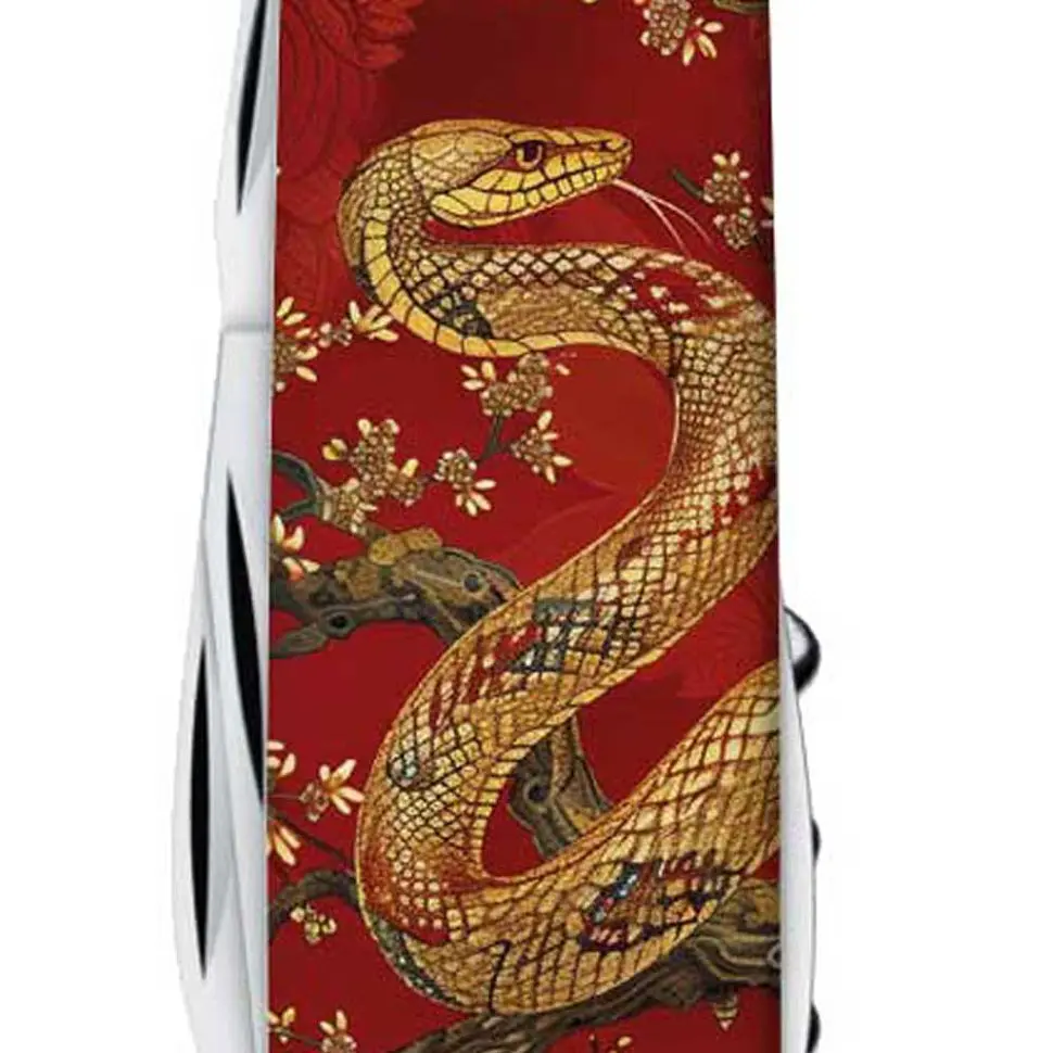 Ніж Victorinox Spartan Zodiac 91мм 13функ Золота змія - фото 6