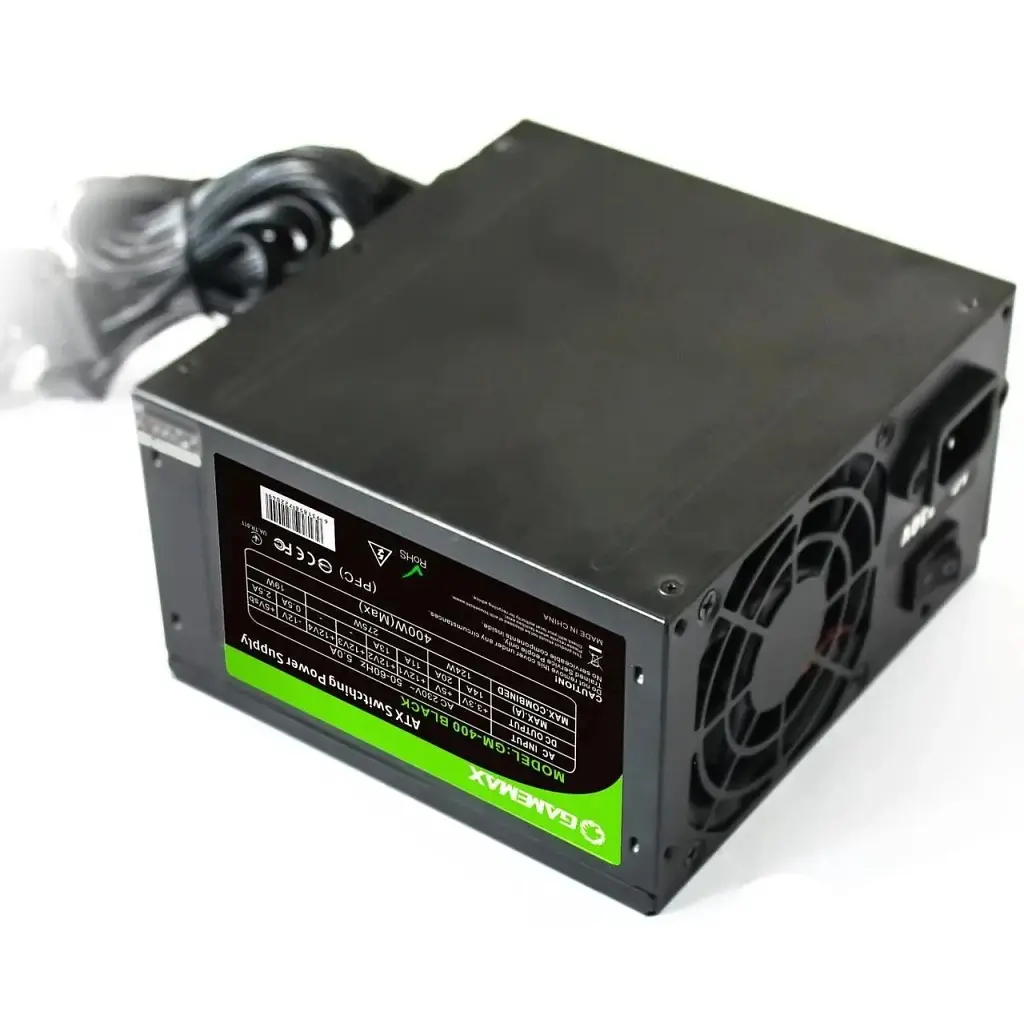 Блок живлення Gamemax GM-400-8CM Black - фото 2