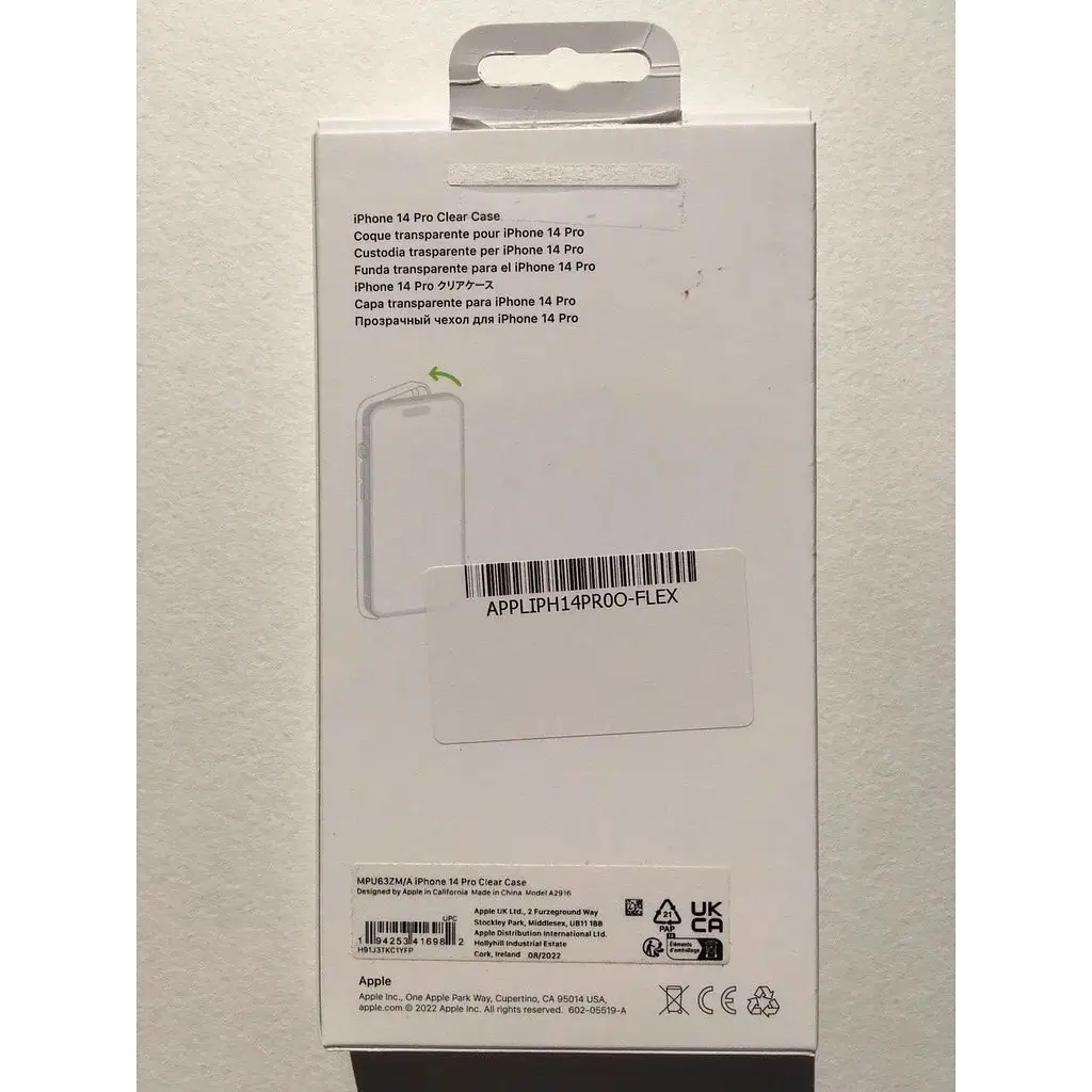 Оригінальний протиударний чохол Apple Clear Case MagSafe для iPhone 14 Pro Прозорий (MPU63RM/A) - фото 3
