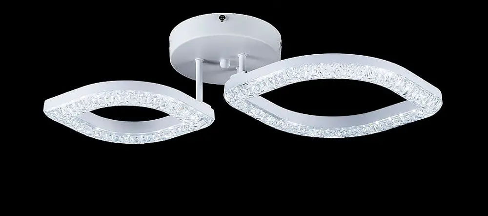 Люстра стельова LED Splendid Ray L2721/1+1, 48W, білий, з пультом, сучасний стиль - фото 2