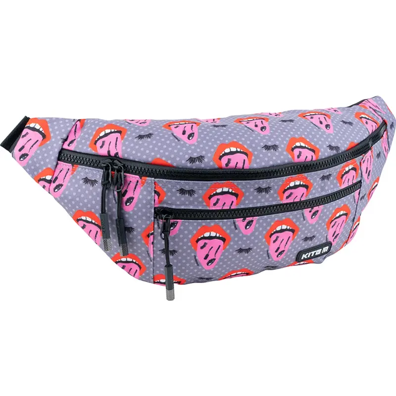 Сумка-бананка Kite Education teens 2590 сіро-рожева (K22-2590) - фото 2