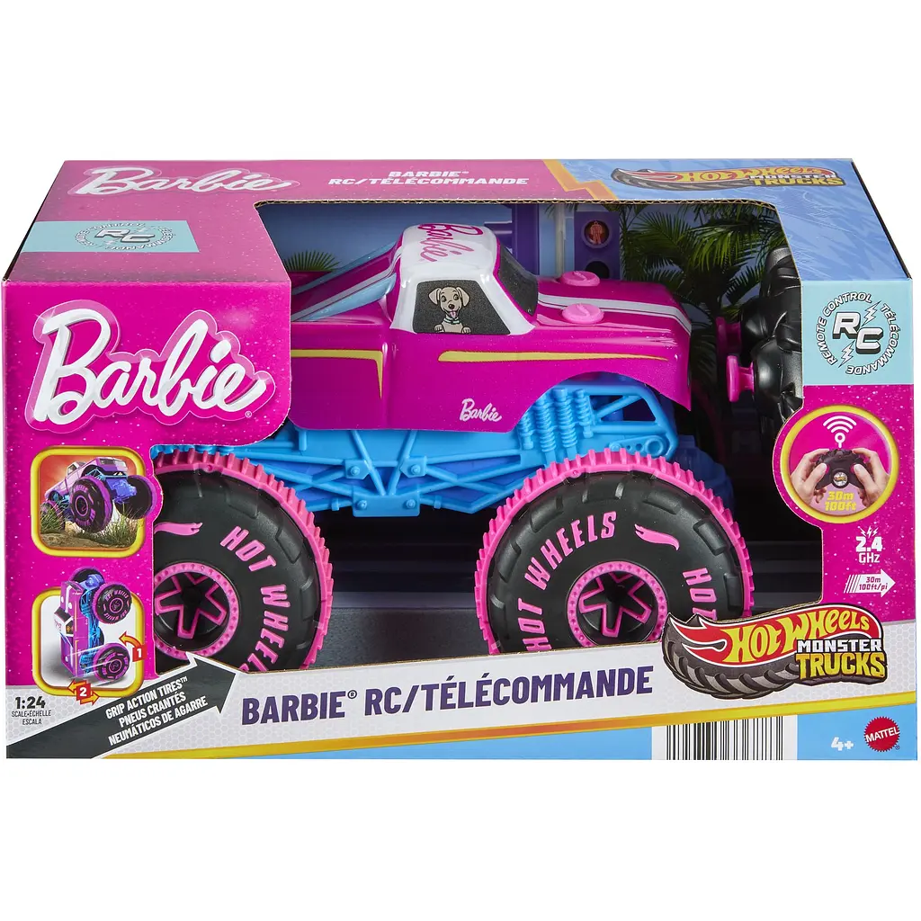 Машинка-позашляховик Hot Wheels 1:24 для Barbie (JHW58)